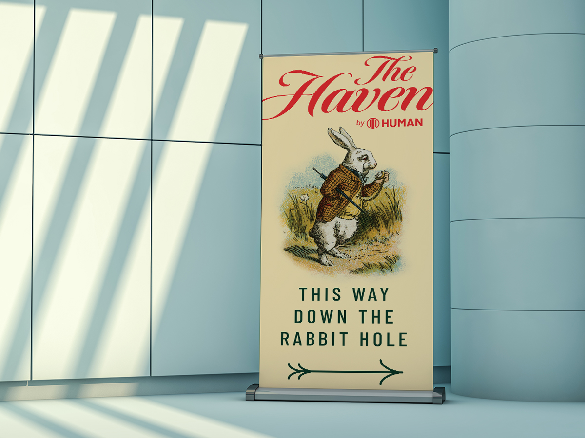 Blank rollup banner display. Template mockup. 3D