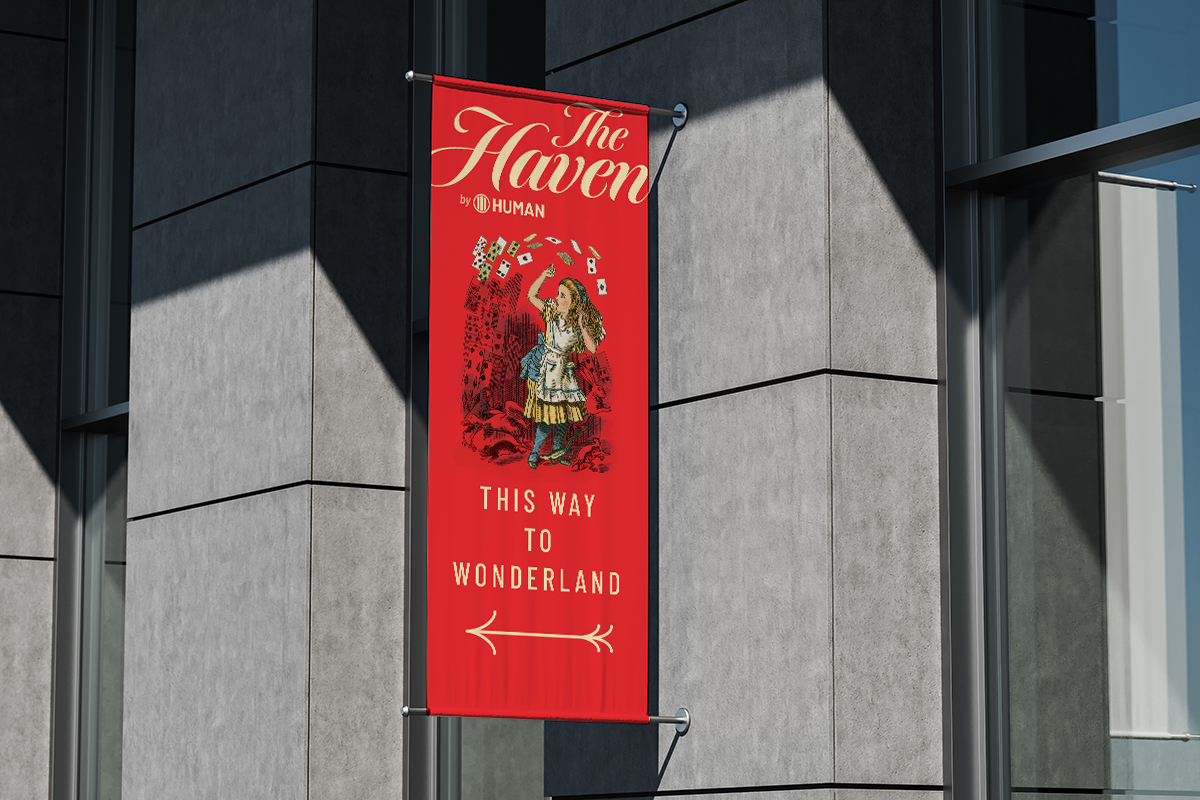 Signboard city roll up poster for commercial ad on the streets. Mock up